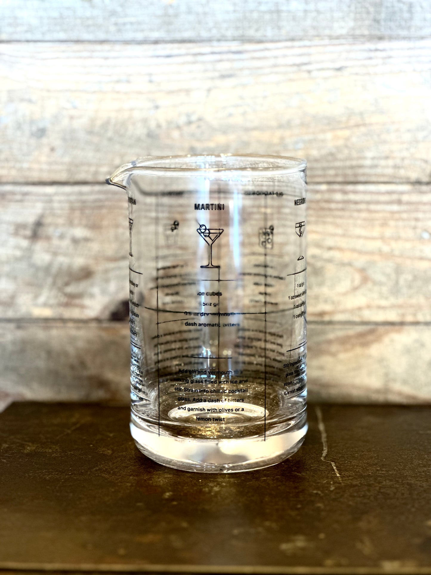 Recipe Mixing Glass