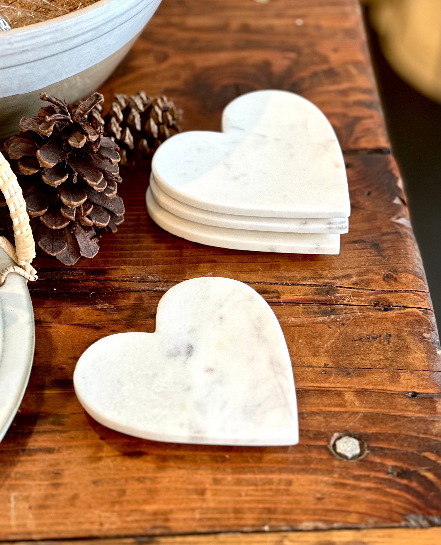 Marble Heart Dish
