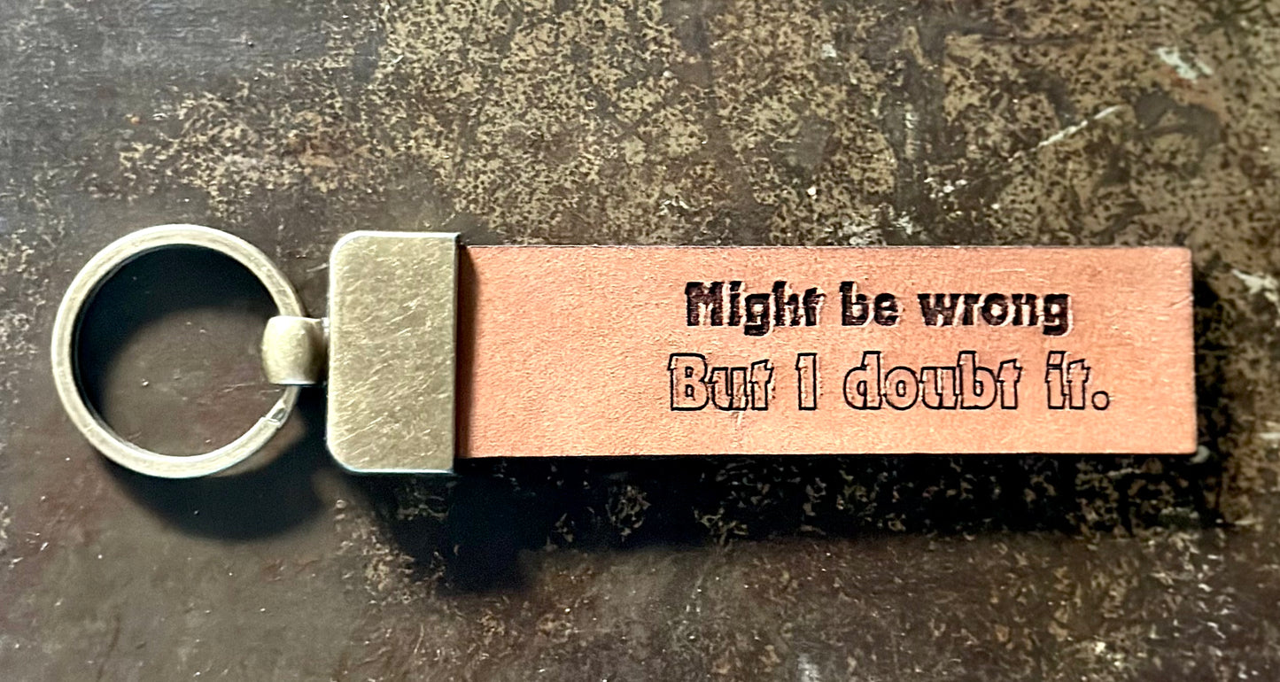 Might Be Wrong? Key Tag